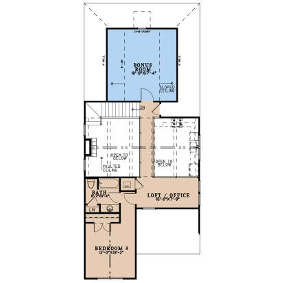 Second Floor for House Plan #8318-00478