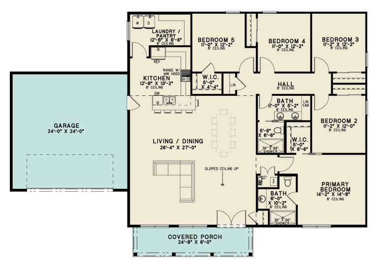 House Plan House Plan #35594 Drawing 1