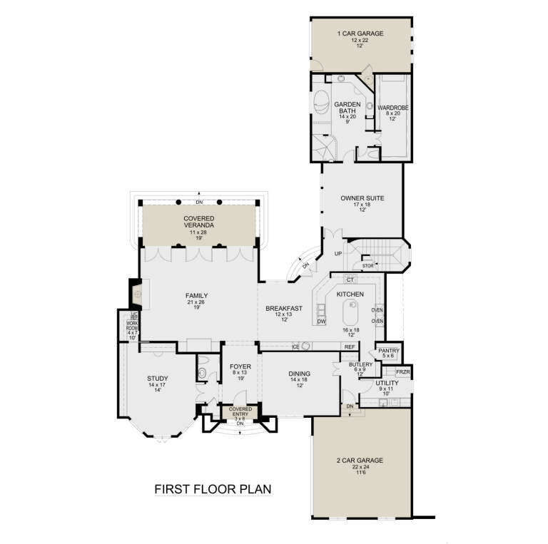 House Plan House Plan #35595 Drawing 1
