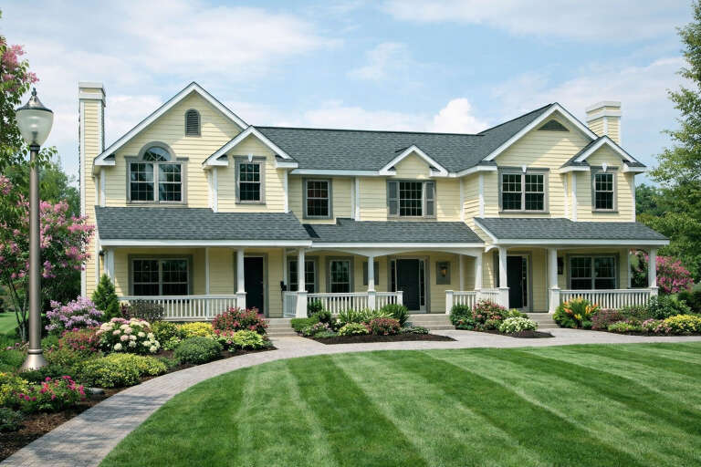 House Plan House Plan #35596 Angled Front Elevation