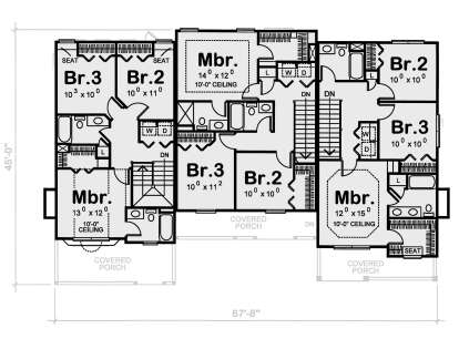 Second Floor for House Plan #402-01895
