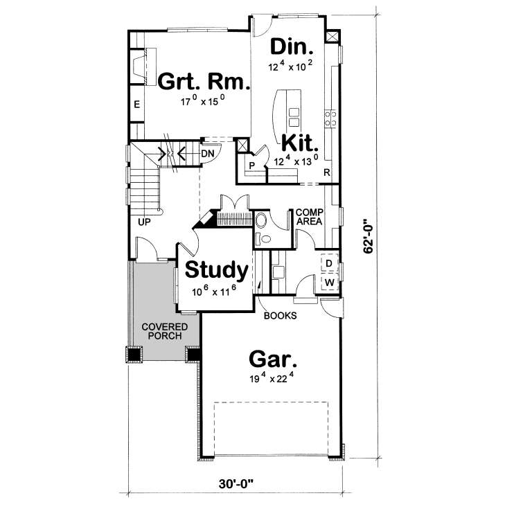 House Plan House Plan #35598 Drawing 1