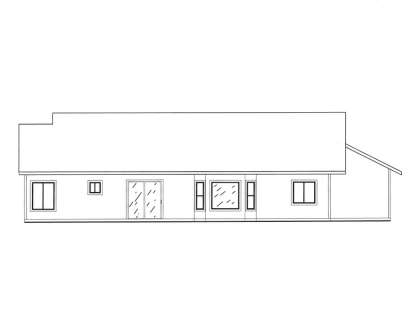 Ranch House Plan #286-00044 Elevation Photo