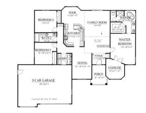 Floorplan 1 for House Plan #286-00044