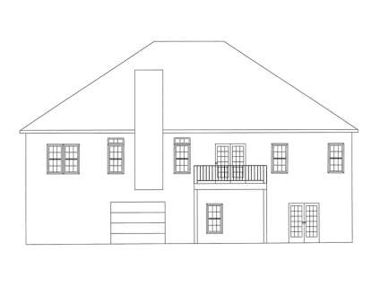 Ranch House Plan #286-00045 Elevation Photo