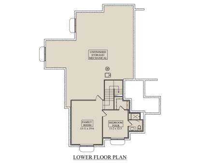 Basement for House Plan #5631-00336