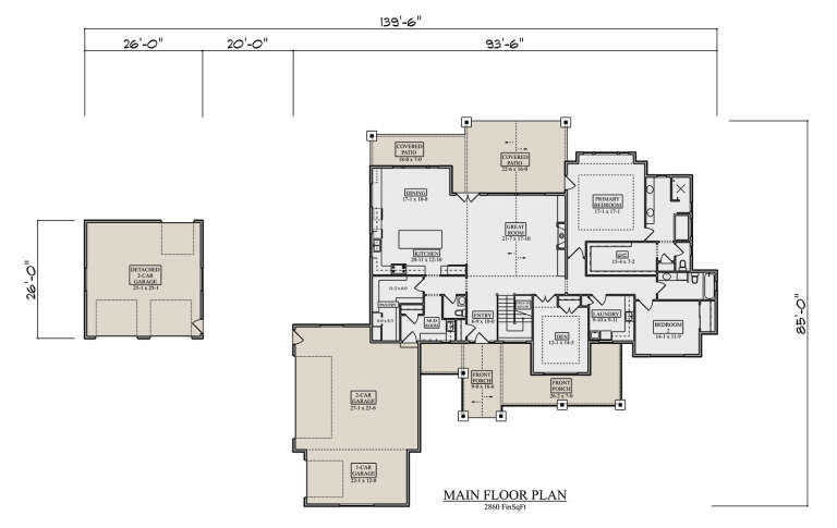 House Plan House Plan #35615 Drawing 1