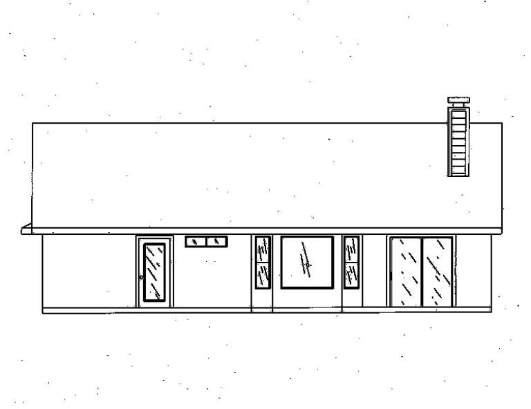 Ranch House Plan #286-00046 Elevation Photo