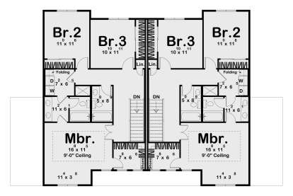 Second Floor for House Plan #963-01276