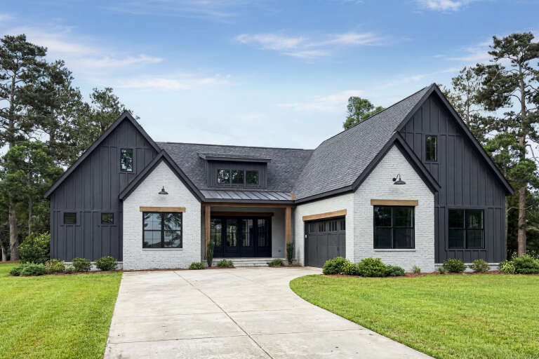 House Plan House Plan #35621 Angled Front Elevation
