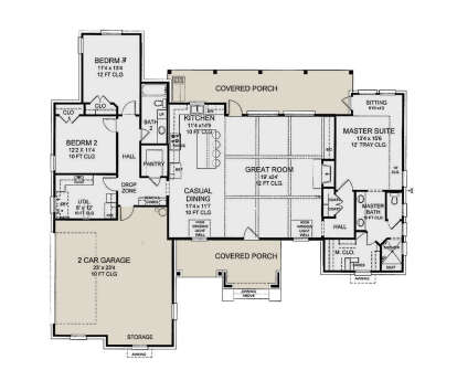 Main Floor  for House Plan #8292-00022
