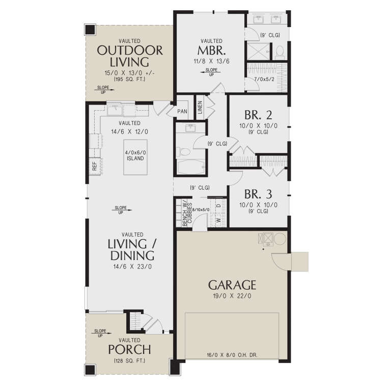 House Plan House Plan #35625 Drawing 1