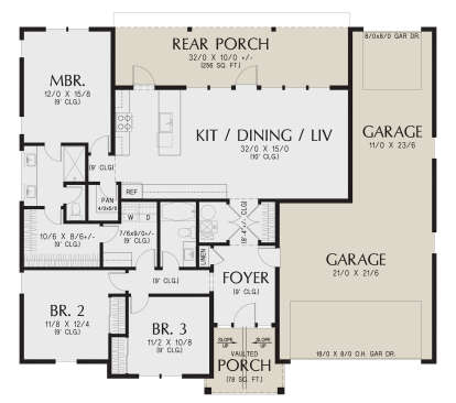Main Floor  for House Plan #2559-01111