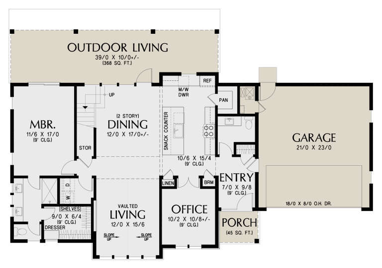 House Plan House Plan #35627 Drawing 1