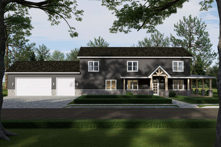 House Plan House Plan #35628 Front Elevation