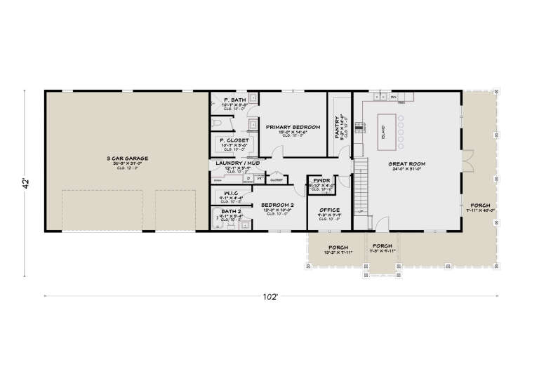 House Plan House Plan #35628 Drawing 1