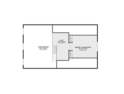 Second Floor for House Plan #4100-00027