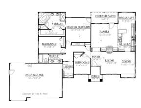 Floorplan 1 for House Plan #286-00047