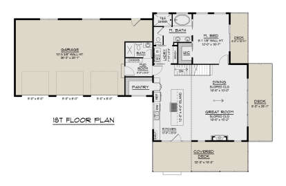 Main Floor  for House Plan #5032-00431