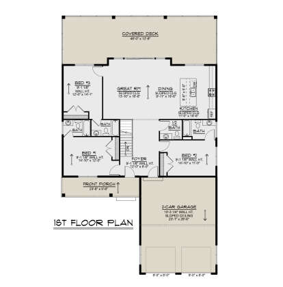 Main Floor  for House Plan #5032-00432