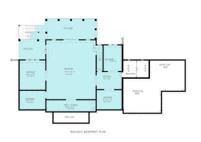 Basement for House Plan #699-00506