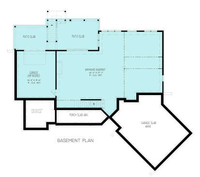Basement for House Plan #699-00507
