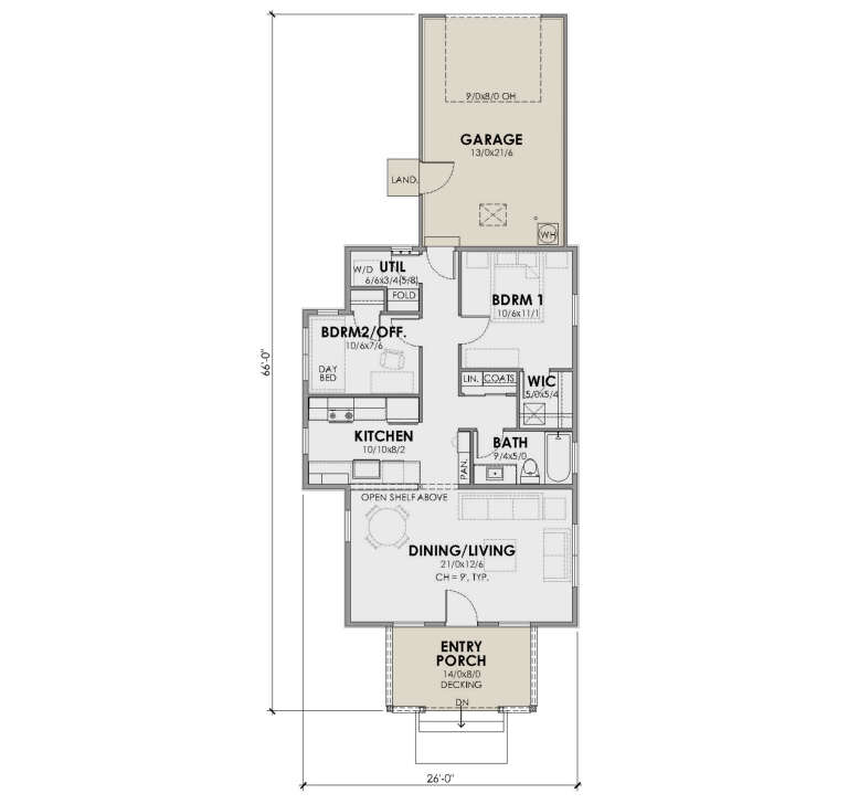 House Plan House Plan #35640 Drawing 1