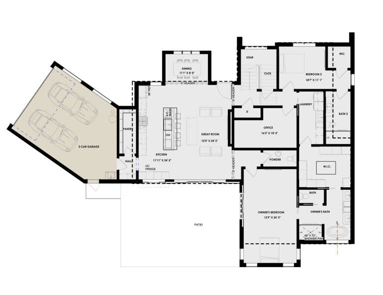 House Plan House Plan #35641 Drawing 1