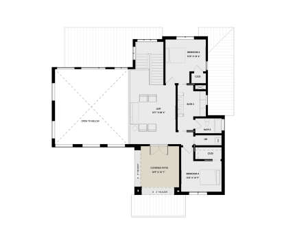 Second Floor for House Plan #9185-00038