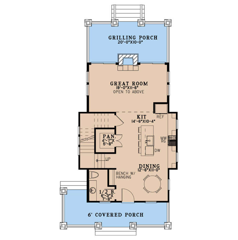 House Plan House Plan #35647 Drawing 1