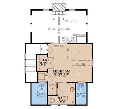 Second Floor for House Plan #8318-00481