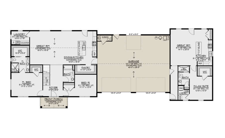 House Plan House Plan #35653 Drawing 1