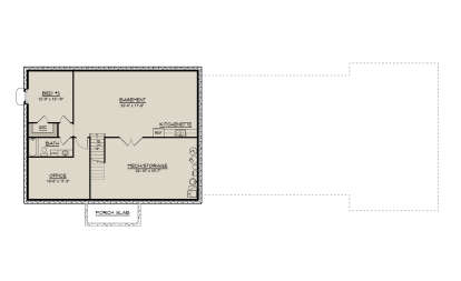 Basement for House Plan #5032-00434
