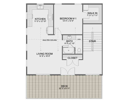 Second Floor for House Plan #2802-00549