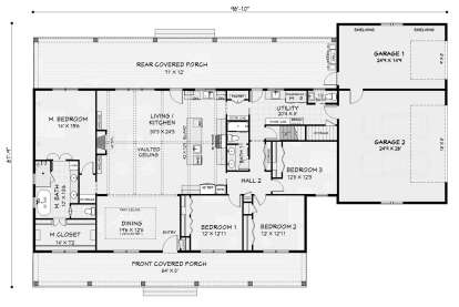 Main Floor  for House Plan #3125-00037