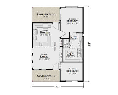 Main Floor  for House Plan #5460-00017