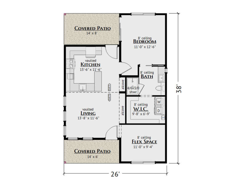 House Plan House Plan #35658 Drawing 1