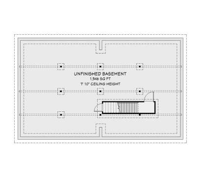 Basement  for House Plan #3125-00038