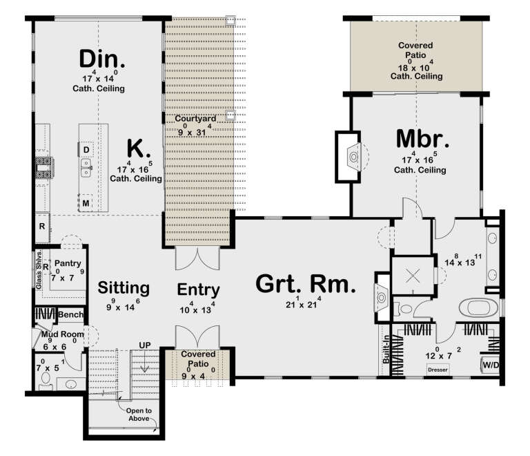 House Plan House Plan #35661 Drawing 1
