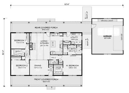 Main Floor  for House Plan #3125-00039