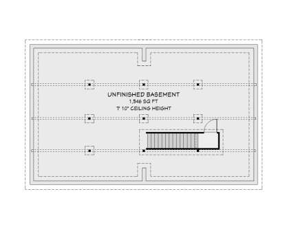 Basement  for House Plan #3125-00039