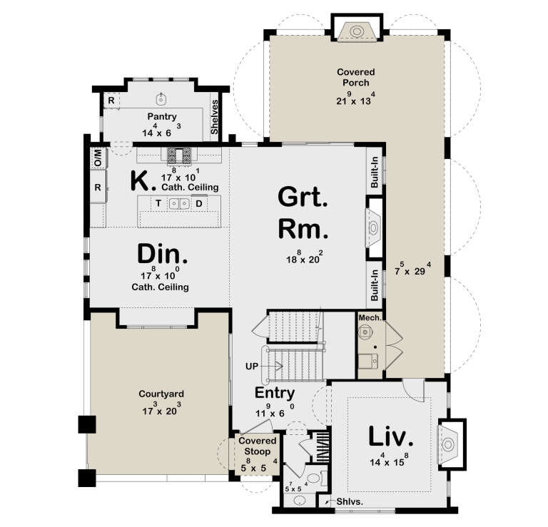 House Plan House Plan #35669 Drawing 1