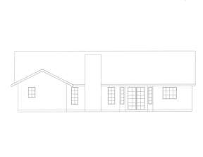 Ranch House Plan #286-00051 Elevation Photo