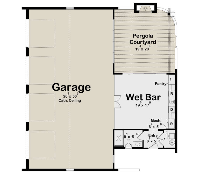 House Plan House Plan #35672 Drawing 1