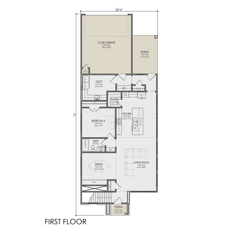 House Plan House Plan #35674 Drawing 1