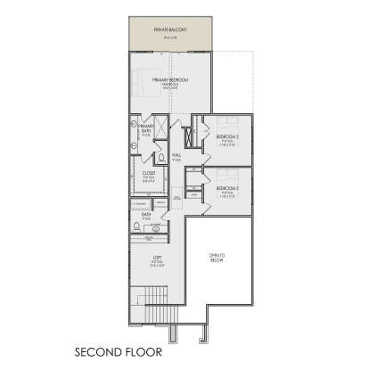 Second Floor for House Plan #5105-00019