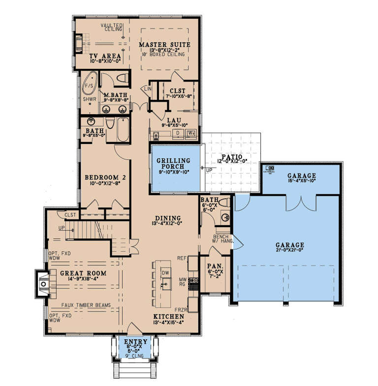 House Plan House Plan #35678 Drawing 1
