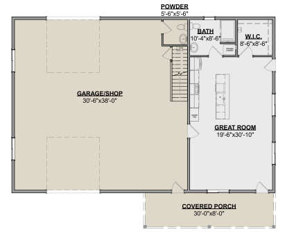 Main Floor  for House Plan #1462-00222