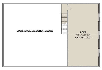 Loft for House Plan #1462-00222