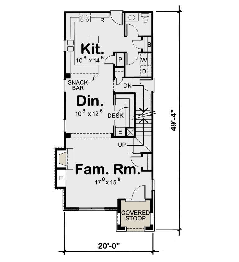 House Plan House Plan #35685 Drawing 1